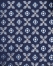 Silk Geo Jacquard Pocket Square, Navy Blue, swatch
